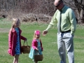 Easter egg hunt moment