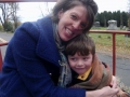 Keely and Sam on hayride