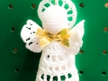 Deb Johnson's starched crocheted angels