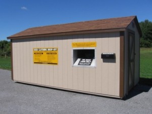  a typical donation box