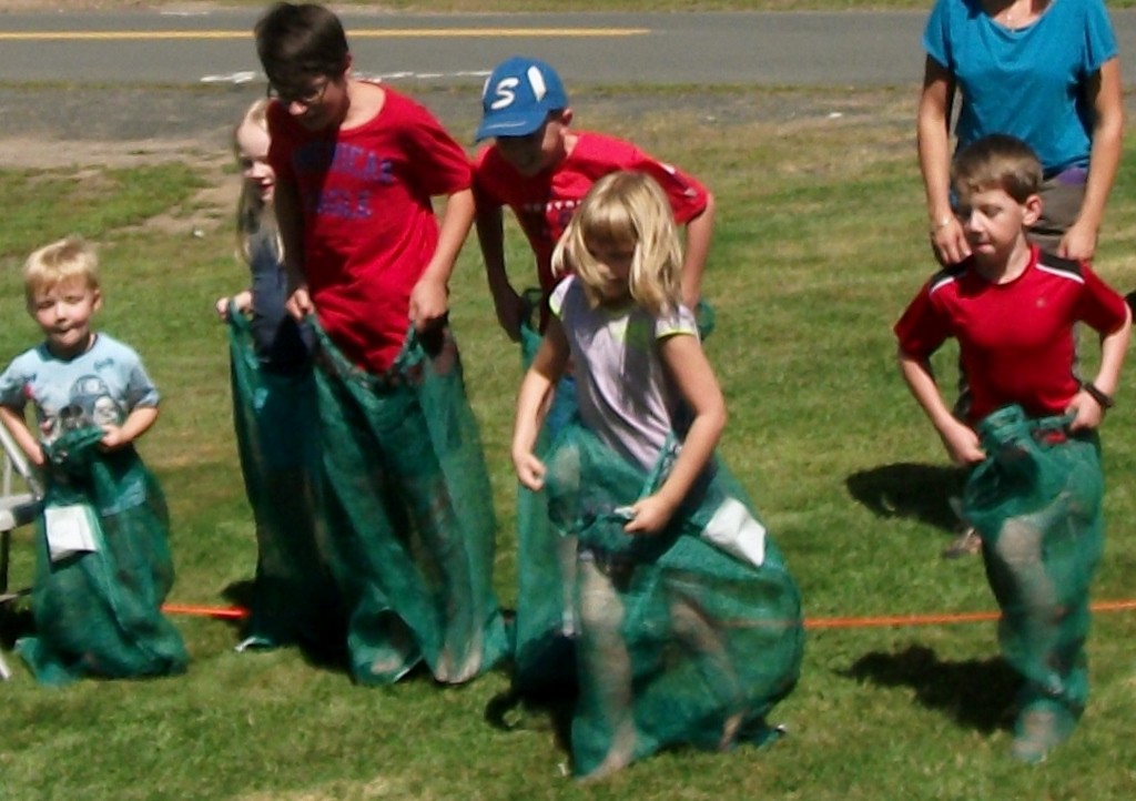 Outdoor games at Summer Send-off