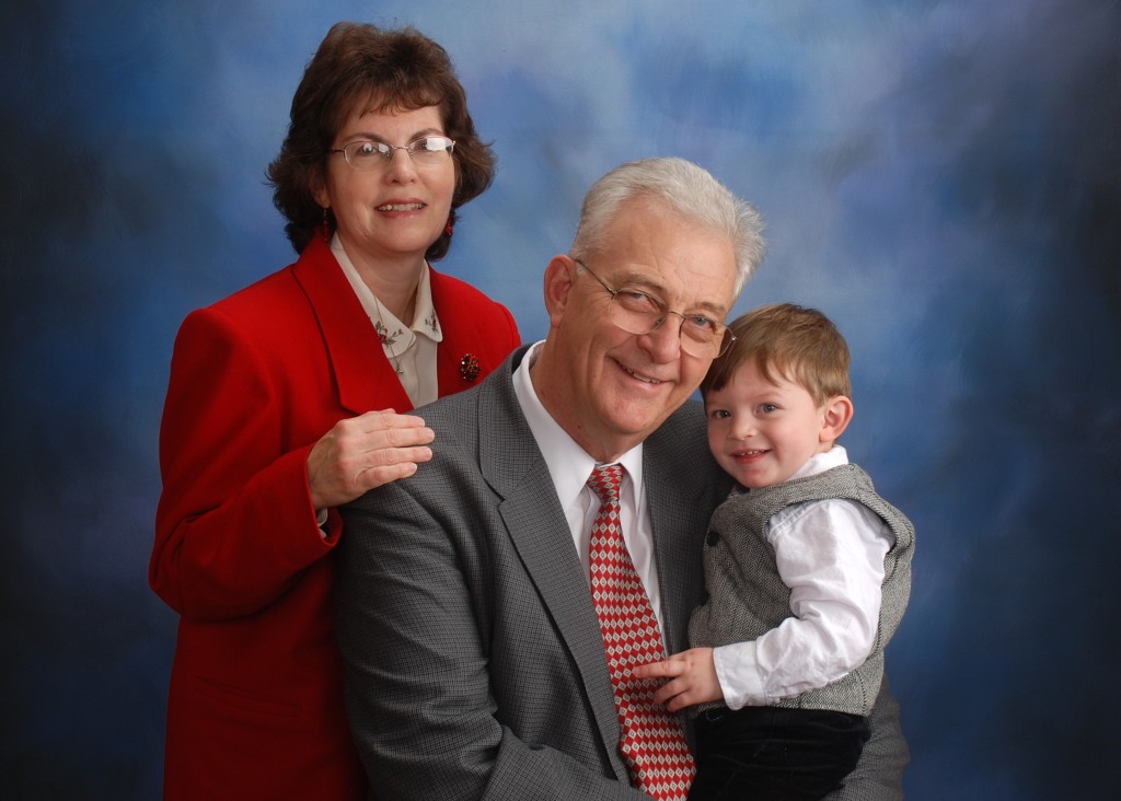 Pastor Kelvin Jones and JoAnne and grandson