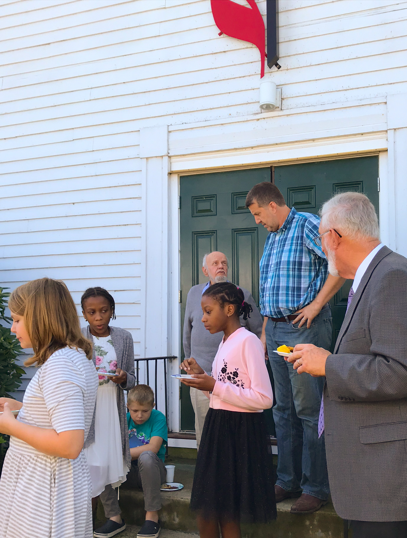 All ages enjoyed the outdoor reception