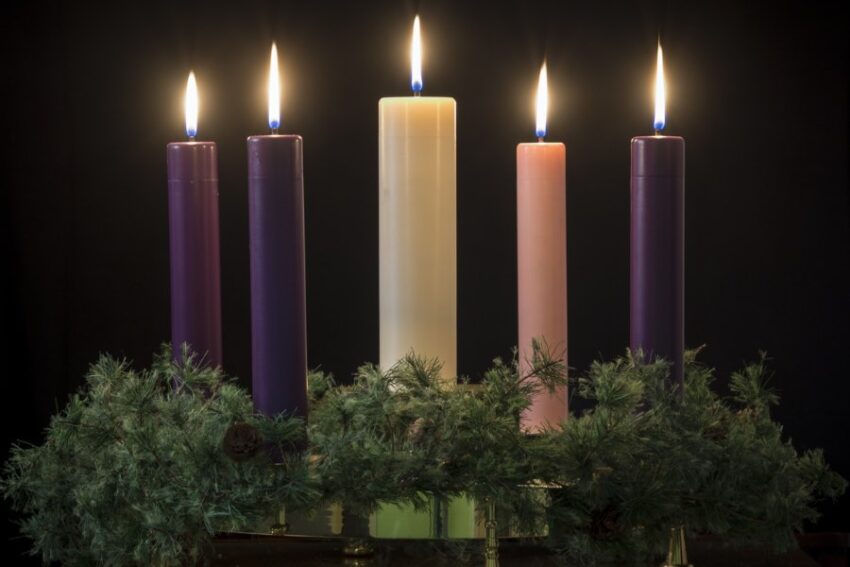 Christmas Eve candles