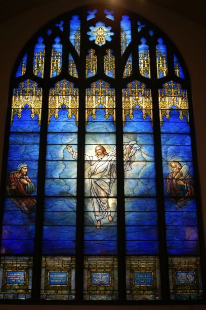 Stained glass of Transfiguration