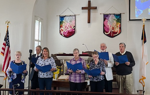 Singing in Easter Choir