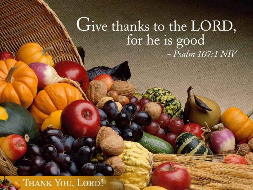 Cornucopia and Give Thanks to God