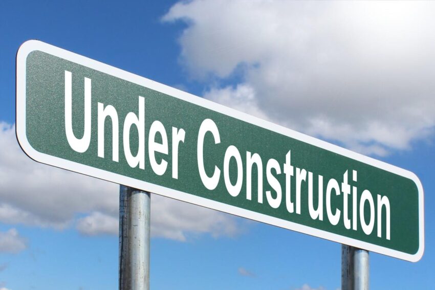 under construction sign